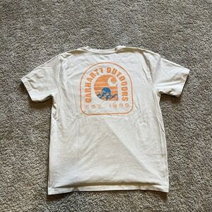 Carhartt Mens Relaxed Fit Short Sleeve T Shirt Graphic Logo Pocket Tee Large